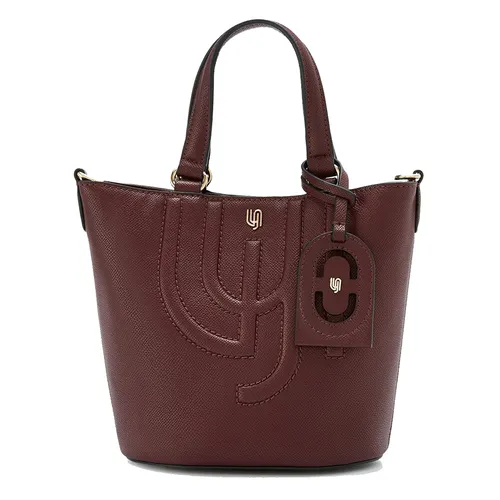 Túi Tote Nữ Lyn Infinite Laxy S Bucket LL24MBS082 Màu Đỏ Đô