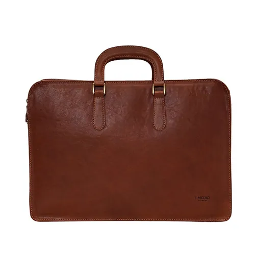 Túi xách Medici Of Florence - Túi Xách Đựng Laptop Medici Of Florence Calfskin 83 Havana MED83HACE452 Màu Nâu - Vua Hàng Hiệu