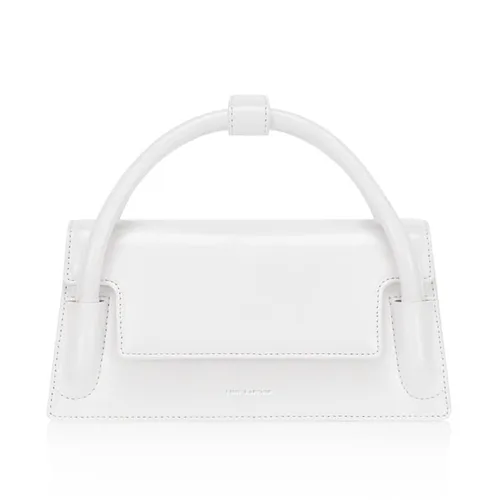 Find Kapoor - Túi Xách Tay Nữ Find Kapoor Marty Wedge Bag 22 Crinkled White Màu Trắng - Vua Hàng Hiệu