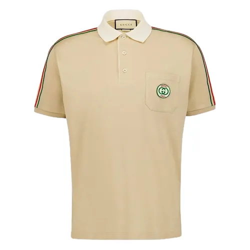 Áo Polo Nam Gucci Stretch Cotton Piquet Polo Shirt 753078 Màu Be Size S - Thời trang - Vua Hàng Hiệu