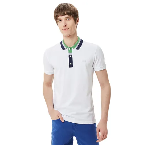 Áo Polo Nam Lacoste Men's Color Blocked White PH0309 Màu Trắng Size 2