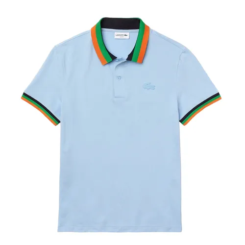 Áo Polo Nam Lacoste Men’s Lacoste Slim Fit Light Breathable Piqué PH7658 Màu Xanh Blue Size 3 - Thời trang - Vua Hàng Hiệu