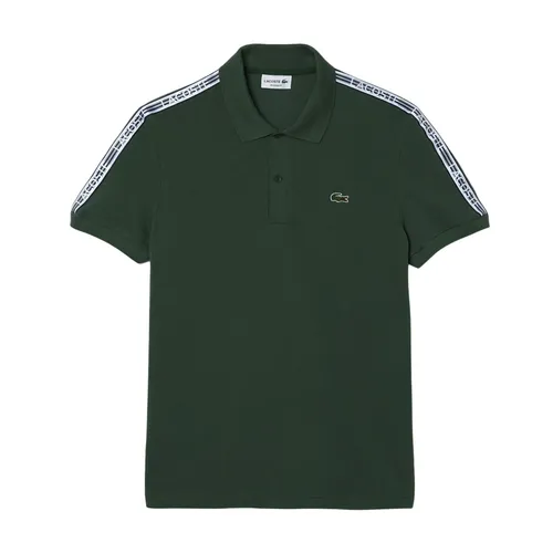 Áo Polo Lacoste Men's Regular Fit Logo Stripe Stretch Cotton Polo Shirt PH5075 51 SMI Màu Xanh Green Size 3