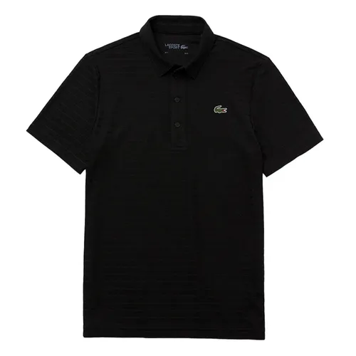 Áo Polo Nam Lacoste Sport Textured Breathable Golf DH6844 031 Màu Đen Size 2 - Thời trang - Vua Hàng Hiệu