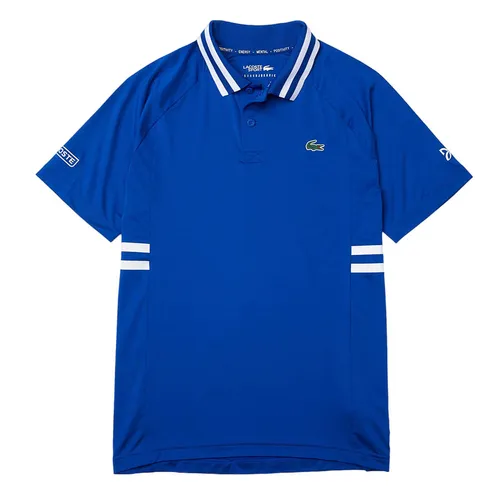 Áo Polo Nam Lacoste Sport x Novak Djokovic Breathable Ultra-Dry DH9615-21 Màu Xanh Dương Size 3