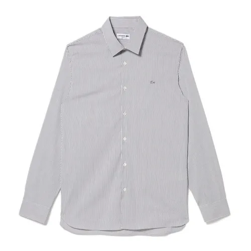 Áo Sơ Mi Dài Tay Nam Lacoste Check Stretch Poplin Kẻ Caro Màu Đen Trắng Size 39 - Thời trang - Vua Hàng Hiệu