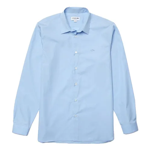 Áo Sơ Mi Dài Tay Nam Lacoste Regular Fit CH2935 HBP Màu Xanh Da Trời Size 39