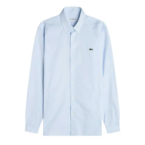 Áo Sơ Mi Dài Tay Nam Lacoste Regular Fit Light Blue Shirt CH2933 T01 Màu Xanh Da Trời Size 40