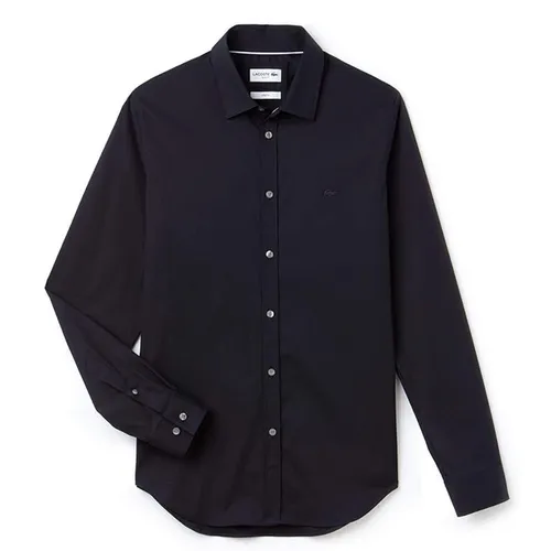 Áo Sơ Mi Nam Lacoste Men's Slim Fit Long Sleeve Wovens Shirt CH9628 Màu Xanh Đen Size 41 - Thời trang - Vua Hàng Hiệu