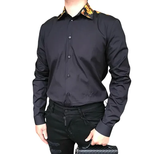 Áo Sơ Mi Nam Versace Long Sleeve 1014376 Màu Đen Size XS