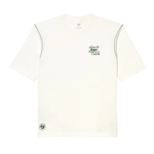 Thời trang Be nhạt - Áo Thun Nam Lacoste Tshirt Relaxed Fit TH6230 70V Màu Be Nhạt Size 4 - Vua Hàng Hiệu