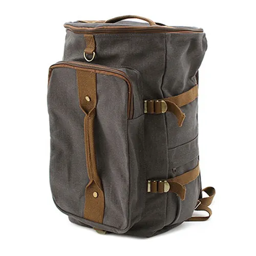 Balo Rothco Convertible Canvas Duffle Backpack Màu Xám Đậm - Túi xách - Vua Hàng Hiệu