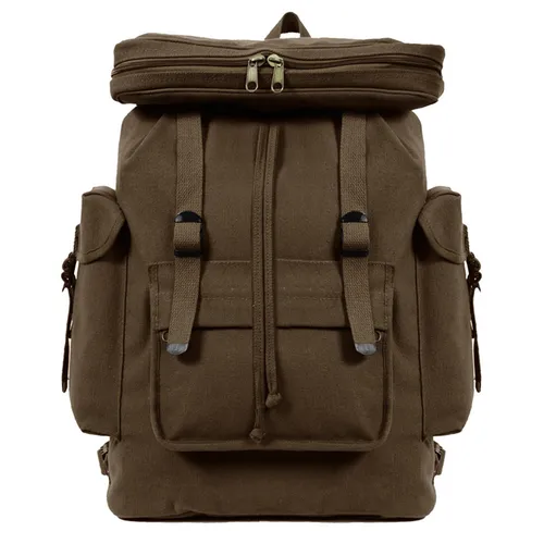 Balo Rothco Military Bag Canvas Màu Nâu - Túi xách - Vua Hàng Hiệu