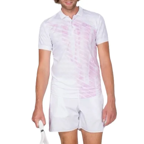 Bidi Badu - Bộ Quần Áo Cộc Tay Nam Bidi Badu Yero Tech M26106222-LIWH/M31073222-LIWH Màu Trắng Hồng Size S - Vua Hàng Hiệu