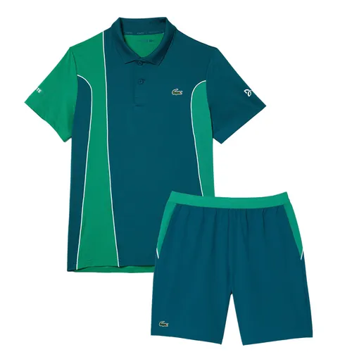 Bộ Quần Áo Cộc Tay Nam Lacoste Sport X Novak Djokovic Colorblock GH9354/DH3543 Màu Xanh Lá Size 2 - Thời trang - Vua Hàng Hiệu