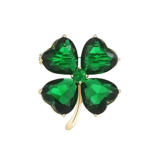Cài Áo Nữ Meri Green Leaf BR599 Màu Xanh Green