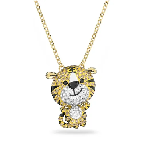 Trang sức Dây chuyền Pha lê, mạ vàng - Dây Chuyền Nữ Swarovski Zodiac Tiger pendant Tiger, Yellow, Gold-tone Plated 5620291 Màu Vàng - Vua Hàng Hiệu