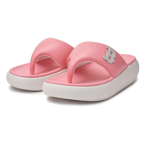Dép MLB Korea - Dép Xỏ Ngón MLB Base Flip-Flop Boston Red Sox 3ALPBFL43-43PKS Màu Hồng Size 230 - Vua Hàng Hiệu
