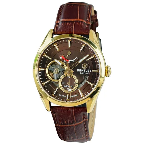 Đồng hồ Bentley - Đồng Hồ Nam Bentley Mặt Hề BL1831-15MKWD-AMK-GL-N Màu Nâu Vàng - Vua Hàng Hiệu