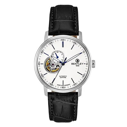 Đồng hồ - Đồng Hồ Nam Bentley Open Heart BL1832-25MWWB-AMS-GL-T Màu Đen Trắng - Vua Hàng Hiệu