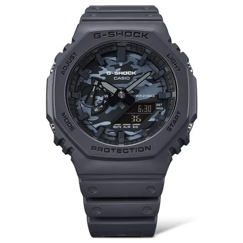 Đồng hồ - Đồng Hồ Nam Casio G-SHOCK GA-2100CA-8A Màu Xám Đậm - Vua Hàng Hiệu