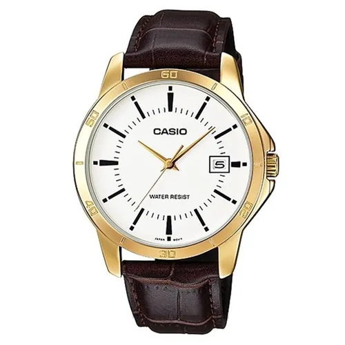Đồng Hồ Nam Casio MTP-V004GL-7AUDF Màu Trắng Nâu - Đồng hồ - Vua Hàng Hiệu