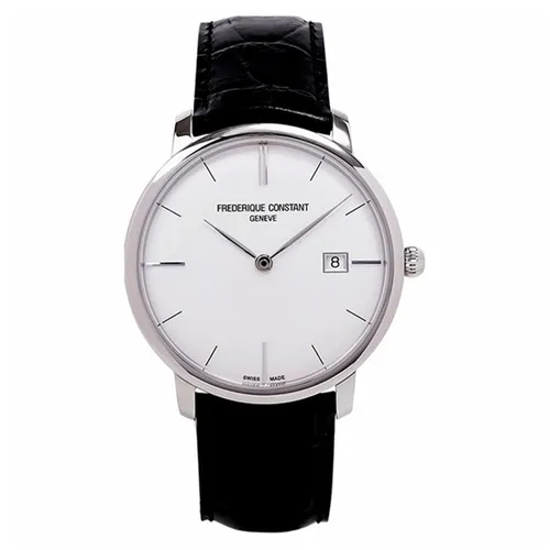 Đồng hồ - Đồng Hồ Nam Frederique Constant Slimline FC-306S4S6 Màu Trắng Đen - Vua Hàng Hiệu