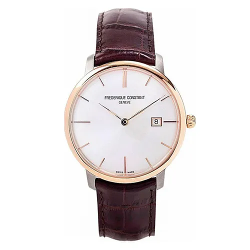 Đồng Hồ Nam Frederique Constant Slimline FC-306V4STZ9 Màu Nâu Trắng