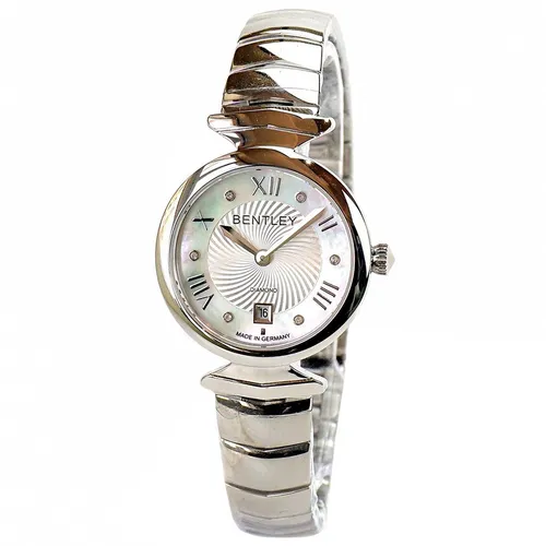 Đồng hồ Bentley - Đồng Hồ Nữ Bentley Quartz BL1801-DWWI-S-LS-T Màu Bạc Trắng - Vua Hàng Hiệu