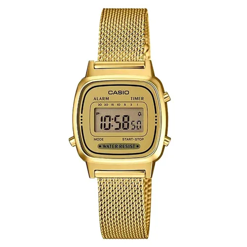 Đồng hồ - Đồng Hồ Nữ Casio LA670WEMY-9DF Màu Vàng - Vua Hàng Hiệu