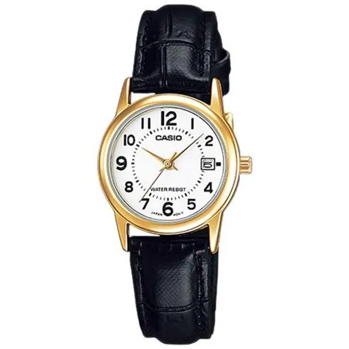 Đồng hồ Casio - Đồng Hồ Nữ Casio LTP-V002GL-7BUDF Màu Đen Vàng - Vua Hàng Hiệu