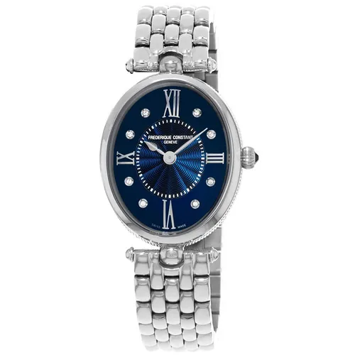 Đồng hồ - Đồng Hồ Nữ Frederique Constant Classics Art Deco FC-200RMPN2V6B Màu Xanh Bạc - Vua Hàng Hiệu