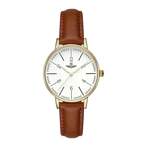 Đồng hồ - Đồng Hồ Nữ SRWATCH Classy Quartz Watch SL6657.4502 Màu Nâu - Vàng - Vua Hàng Hiệu