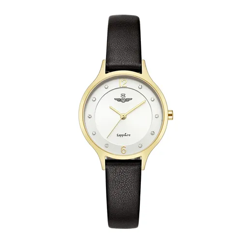 Đồng hồ SRWATCH Nữ - Đồng Hồ Nữ SRWATCH Timepiece Lady Watch SL1607.4602TE Màu Đen - Vàng - Vua Hàng Hiệu