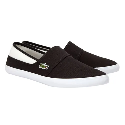 Giày Slip On Lacoste Textured Casual Shoes Màu Đen Size 40.5
