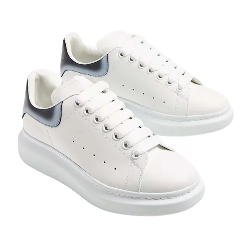 Giày Sneakers Nam Alexander Mcqueen White Leather 777367WIE9G9089 Màu Trắng