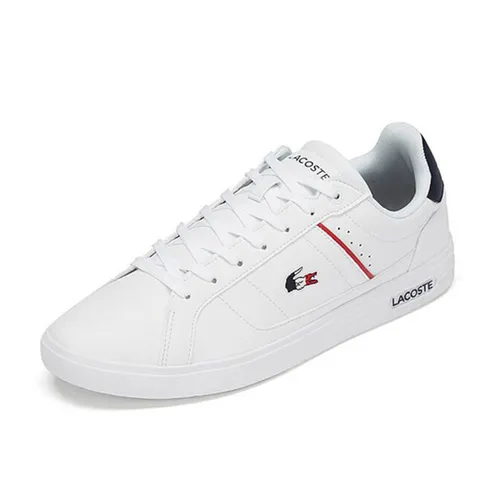 Giày Thể Thao Nam Lacoste Men's Europa Pro Leather Heel Pop Trainers 45SMA0117 Màu Trắng Size 40 - Giày - Vua Hàng Hiệu