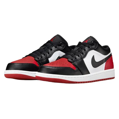 Giày Thể Thao Nike Air Jordan 1 Low 553558-161 Shoes Phối Màu Trắng Đen Đỏ Size 36