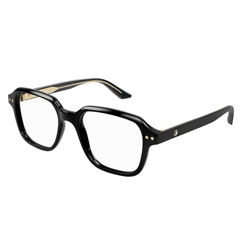 Kính mắt Kính mắt cận - Kính Mắt Cận Montblanc Eyeglasses MB0290O 001 Màu Đen - Vua Hàng Hiệu