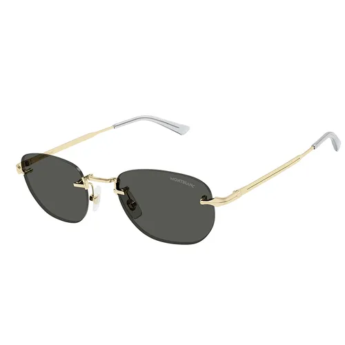 Kính Mát Montblanc Sunglasses MB0303S 001 Màu Xám Đậm