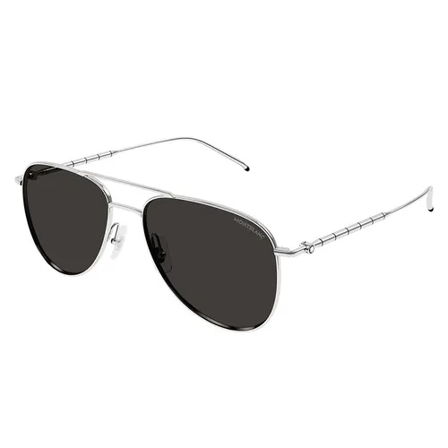 Kính Mát Nam Montblanc Sunglasses MB0311S 001 Màu Xám - Kính mắt - Vua Hàng Hiệu