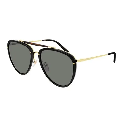 Kính Mát Nam Gucci Sunglasses GG0672S 001 Màu Xanh Đen