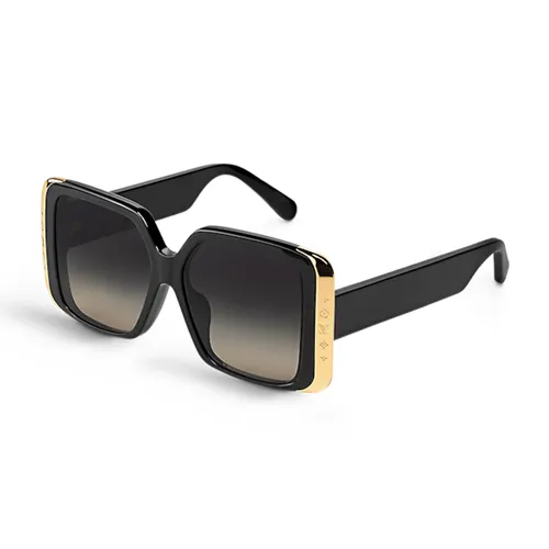 Kính Mát Nữ Louis Vuitton LV Moon Square Sunglasses Z1664W Màu Xám Đen