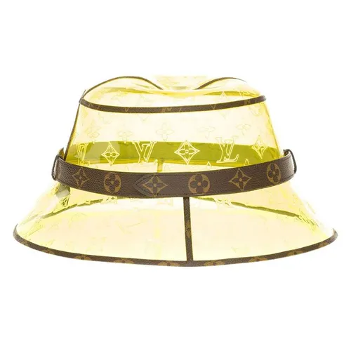 Mũ nón - Mũ Louis Vuitton LV Monogram Raincover Bucket Hat MP2647 Màu Vàng Nâu - Vua Hàng Hiệu