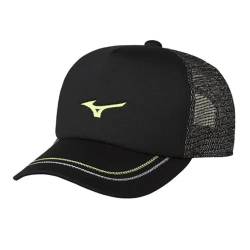 Mũ Mizuno Tennis Cap 62JW8001 Black Lime Màu Đen Size 56-60