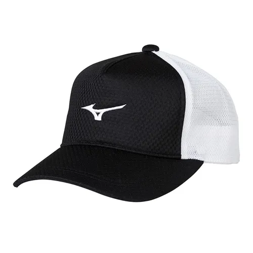 Mũ nón - Mũ Mizuno Tennis Mesh Cap 62JW8002 Màu Đen Trắng - Vua Hàng Hiệu
