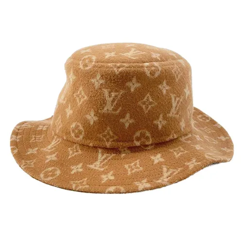 Mũ nón Louis Vuitton Nữ - Mũ Nữ Louis Vuitton LV Bob Carry On Brown M77294 Wool Màu Nâu - Vua Hàng Hiệu