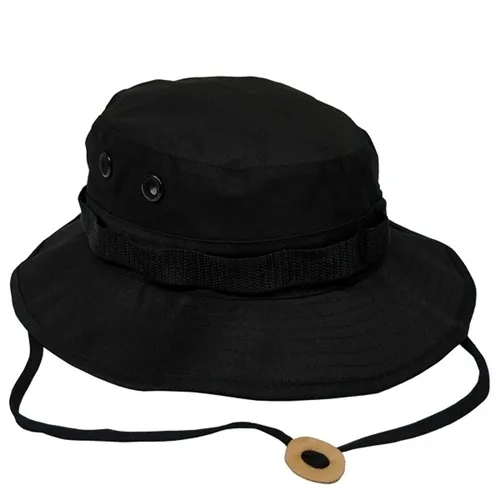 Mũ Rothco Fabric Boonie Hat Màu Đen