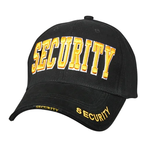 Mũ Rothco USA Model Low Cap Security Màu Đen Vàng