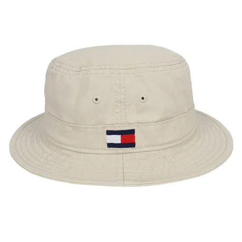 Mũ nón Tommy Hilfiger Mũ lưỡi trai - Mũ Tommy Hilfiger Brand Logo Bucket Hat Màu Be Size 56 - Vua Hàng Hiệu